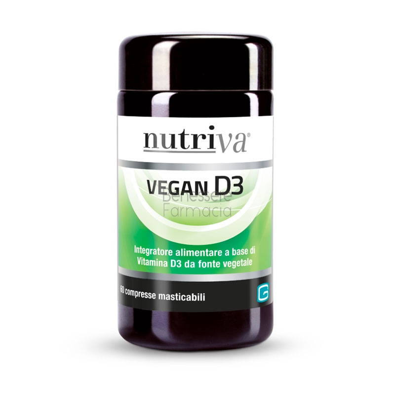 nutriva linea vitamine e minerale vegan d3 2000ui