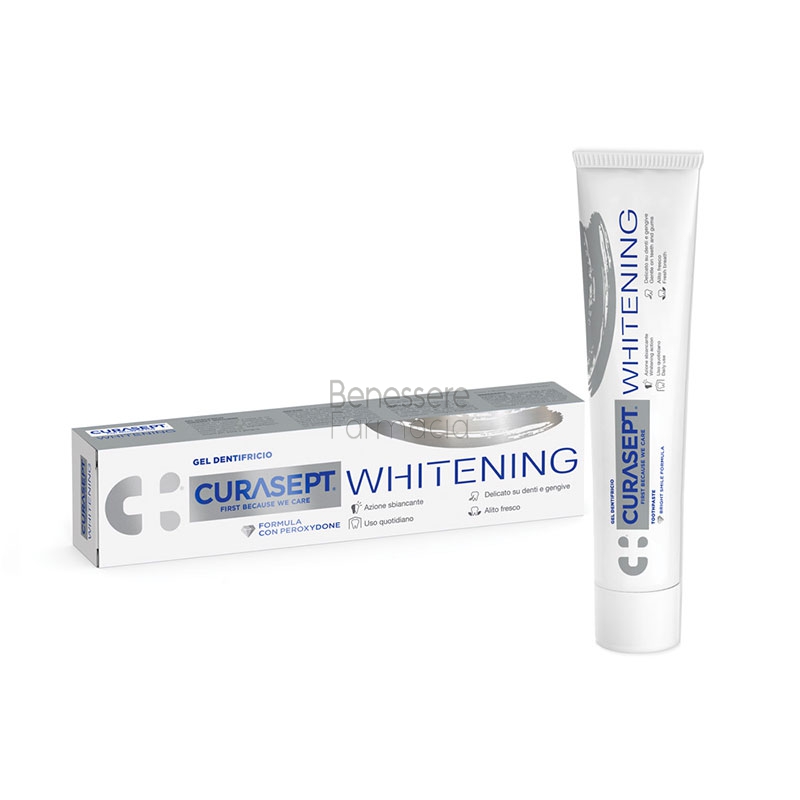 curaden curasept linea whitening gel dentifricio sbiancante 75 ml