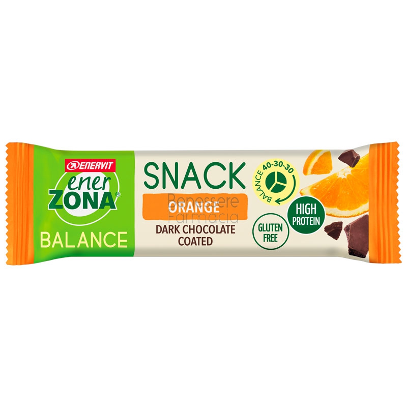 enerzona linea snack e spuntini snack balance orange 33 g