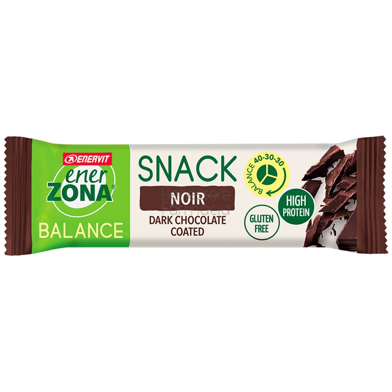 enerzona linea snack e spuntini snack balance noir 33 g