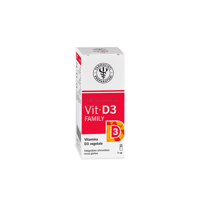unifarco linea difese immunitarie vit- d3 family 7 ml