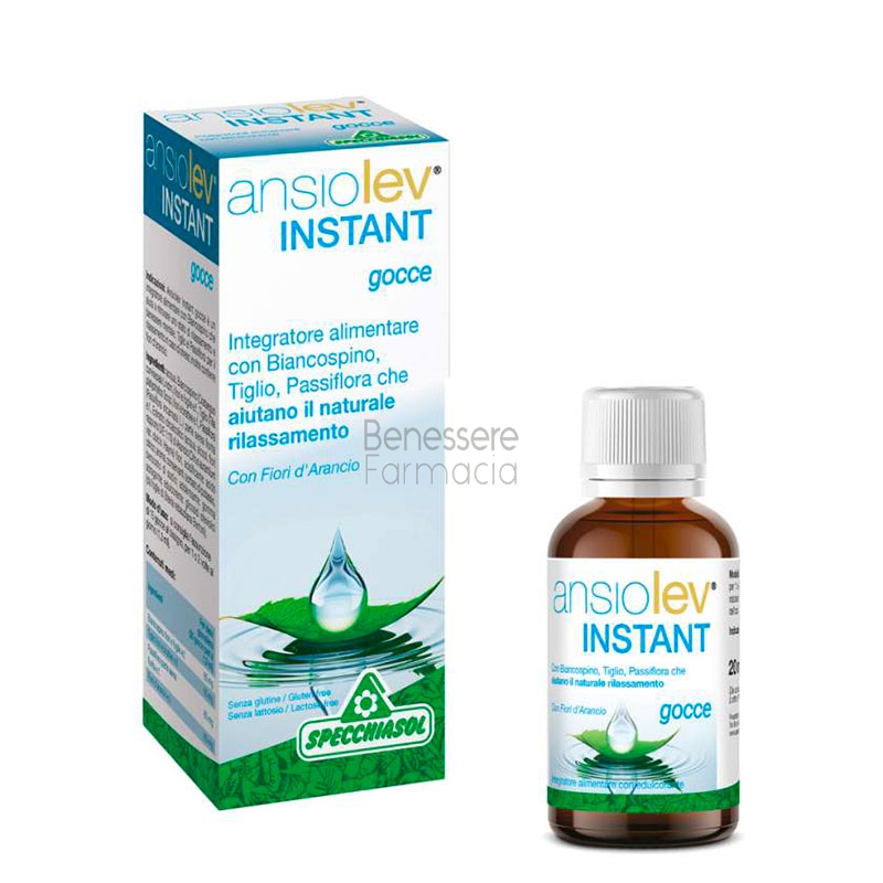 specchiasol linea fitoterapia ansiolev instant gocce 20 ml