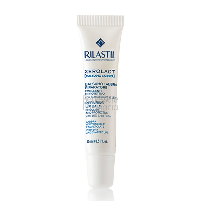 rilastil linea xerolact balsamo labbra riparatore 15 ml