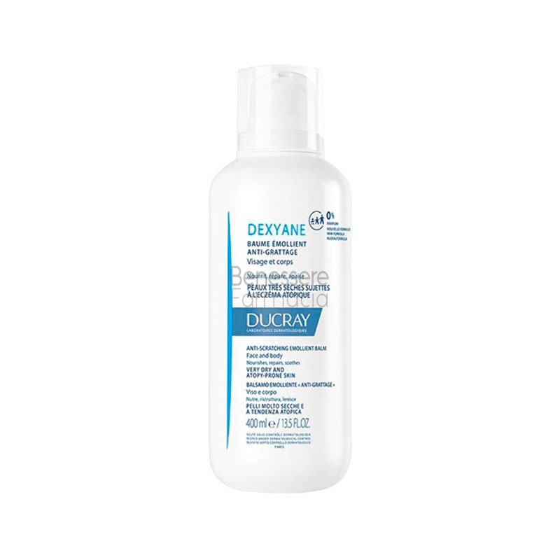 ducray linea dexyane balsamo emolliente anti-grattage 400 ml