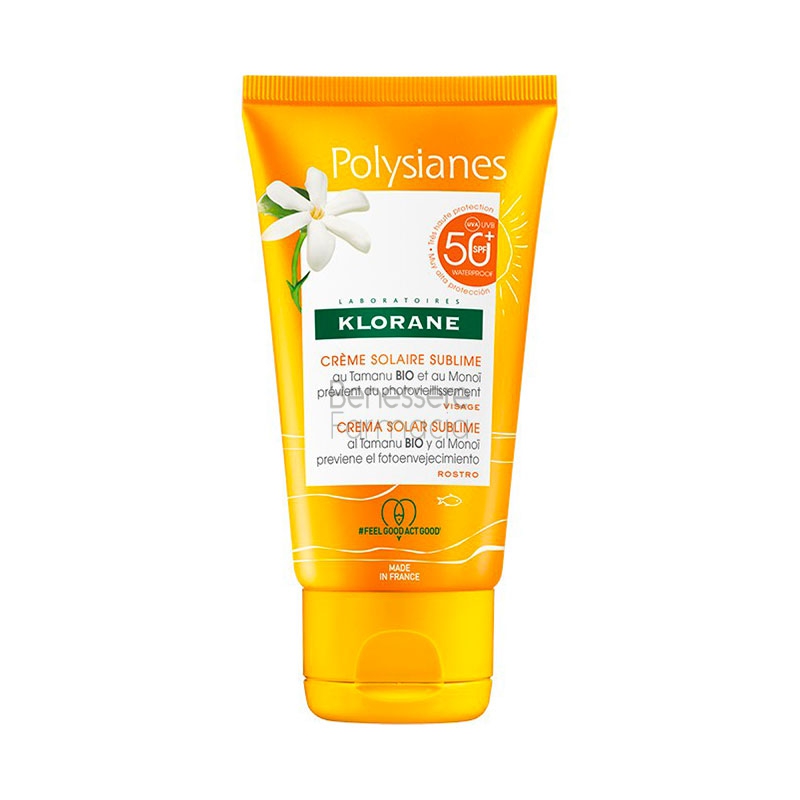 klorane linea polysianes crme solaire sublime spf 50+ 50 ml