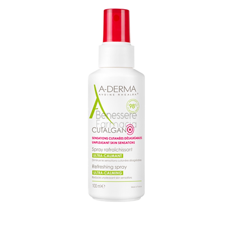 a-derma linea cutalgan spray rinfrescante ultra-lenitivo 100 ml