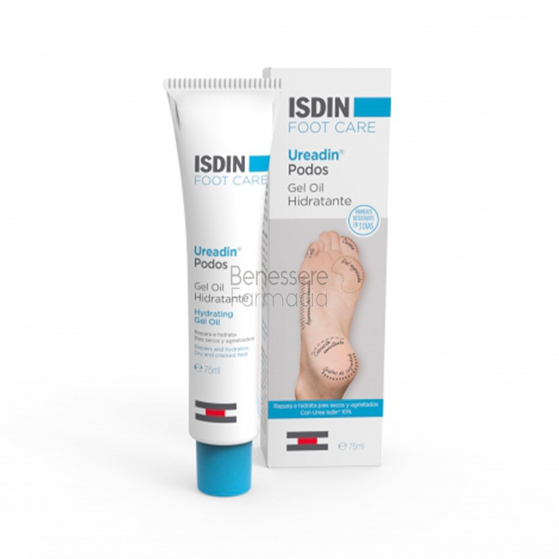 isdin linea pelle molto secca ureadin podos olio gel 75 ml